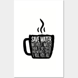 save water Posters and Art